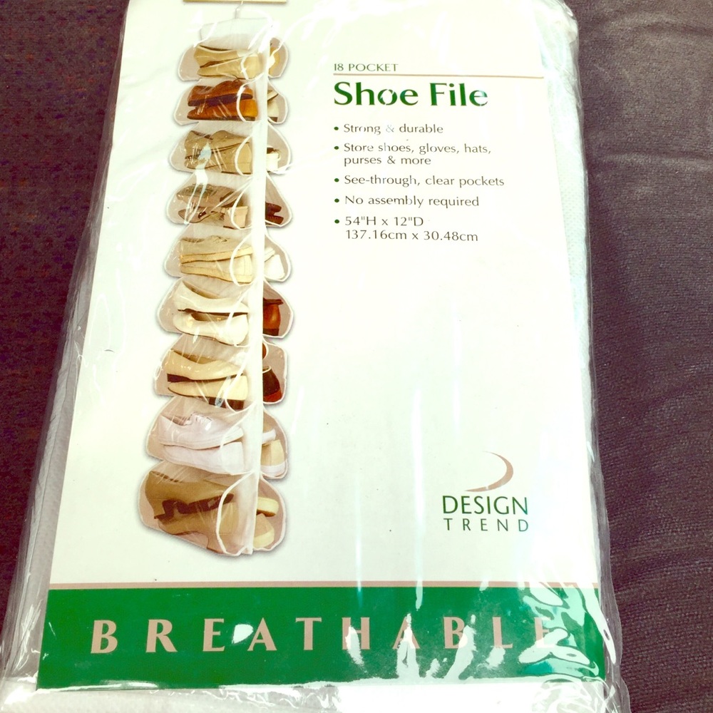 Design Trend Shoe File Clear See Through New